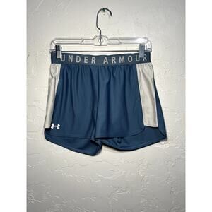 Under Armour blue loose activewear workout shorts womens‎ small athleisure gym